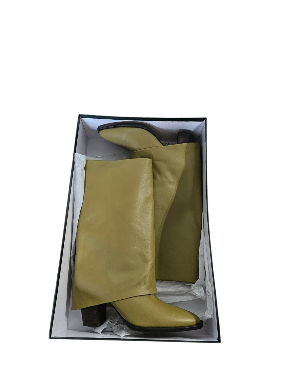 NEW Anthropologie Silent D IVORY Boot Natural Nappa Leather Size 39 - Picture 4 of 9